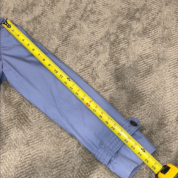 Esprit Blue Trench Coat Womens US 10 Belted Double Breasted Cotton - Picture 13 of 13